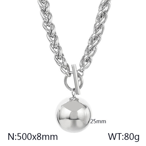 Steel Necklace KN235529-Z