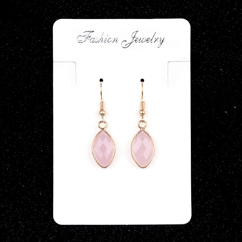 Pink crystal (pair)