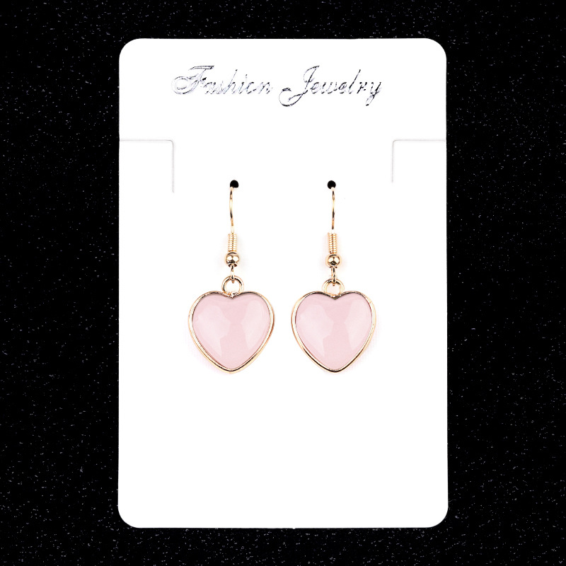 Pink crystal (pair)