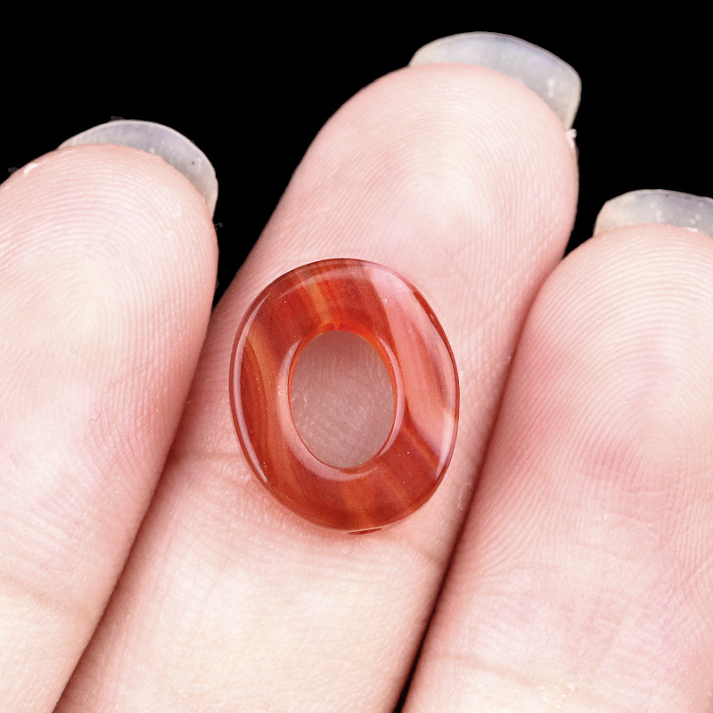 Red agate (10*12mm oval)