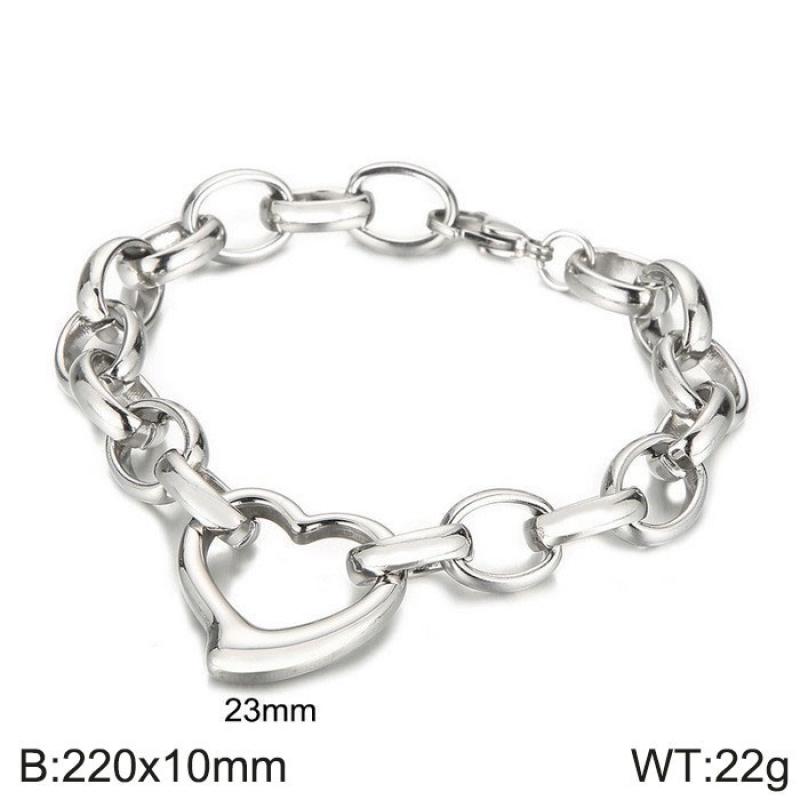 Steel bracelet 22cm=kb1862222-z