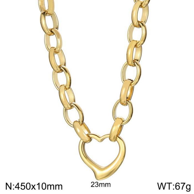 Gold necklace 45cm=kn230900-z