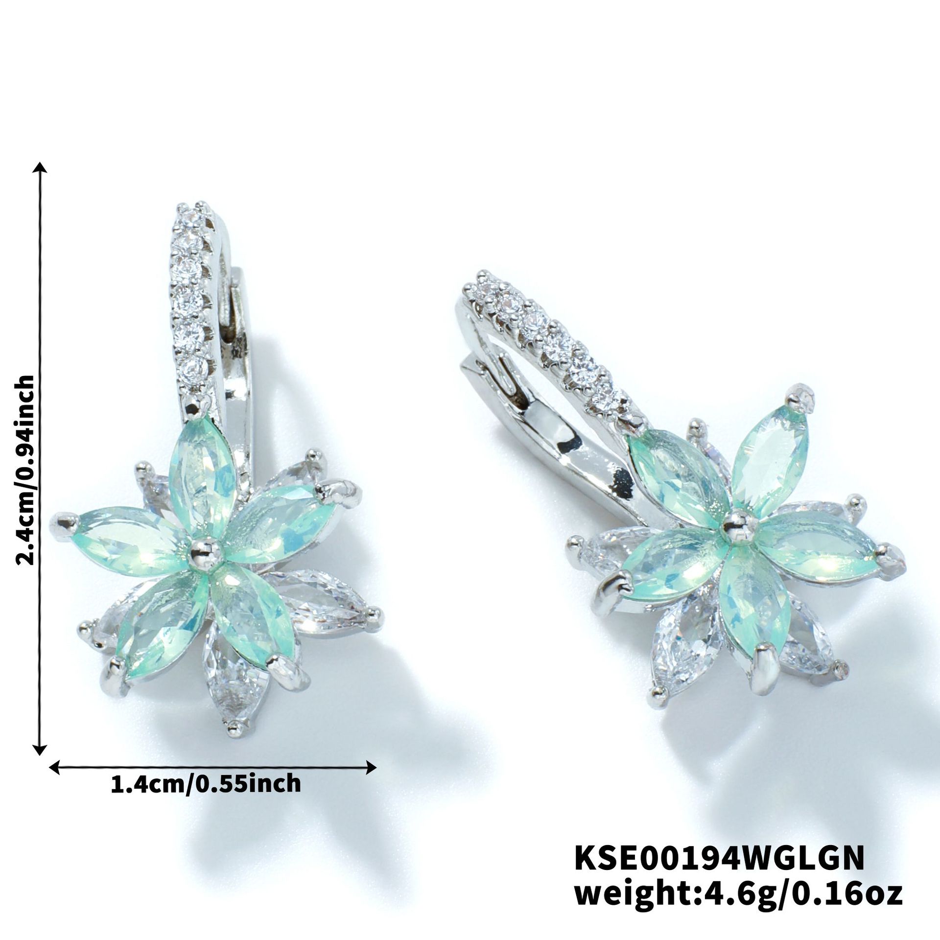 Platinum Light Green Diamond