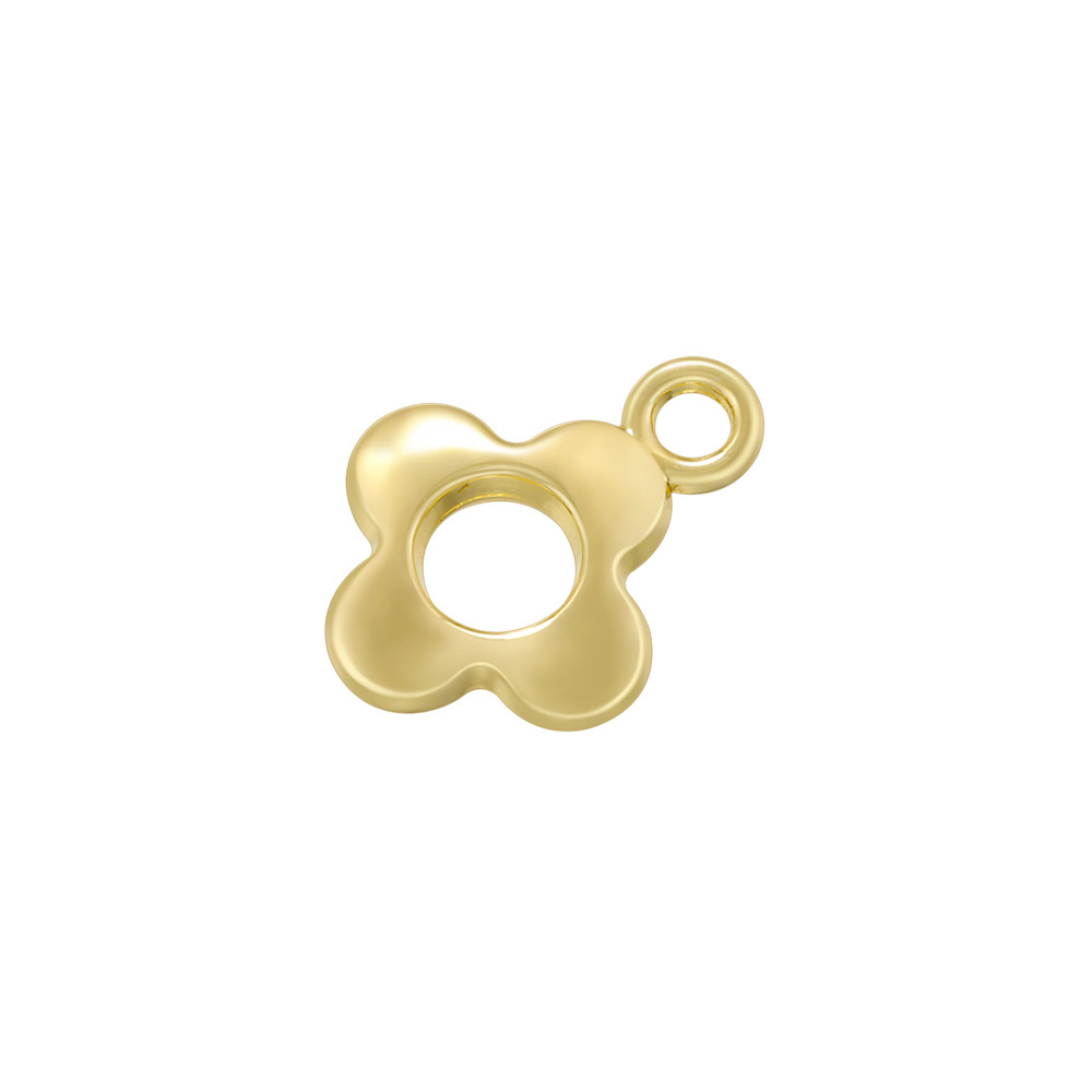 Vd1676 gold hollow four-leaf clover