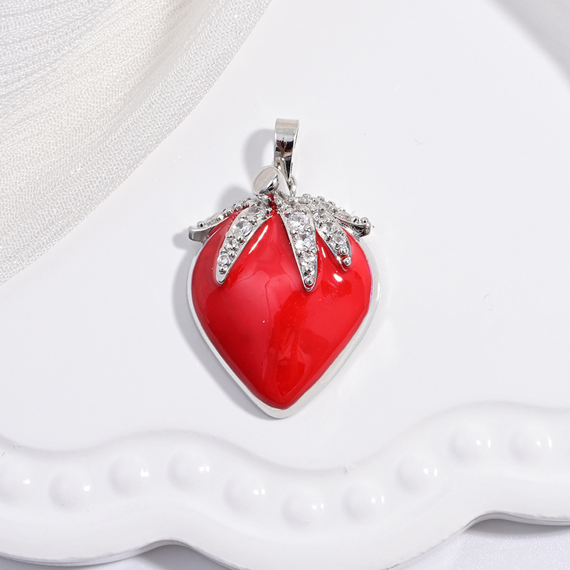 Vd1663 white gold red dripping five-leaf clover berry