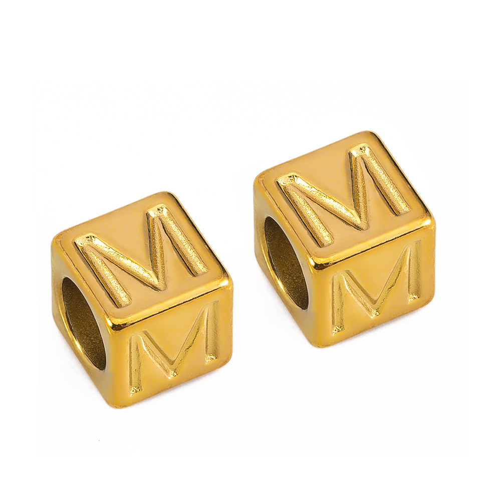 Gold-letter m