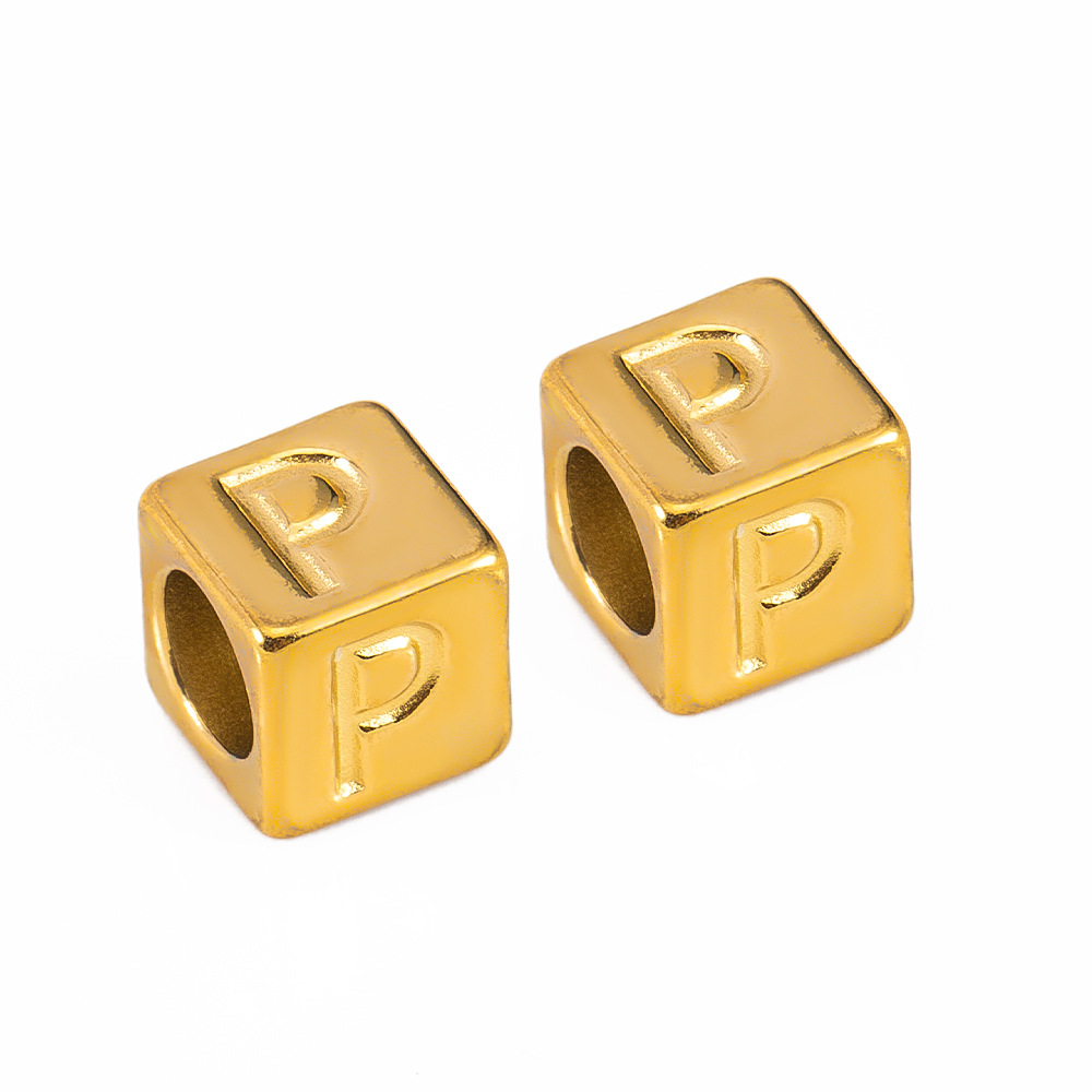 Gold-letter p