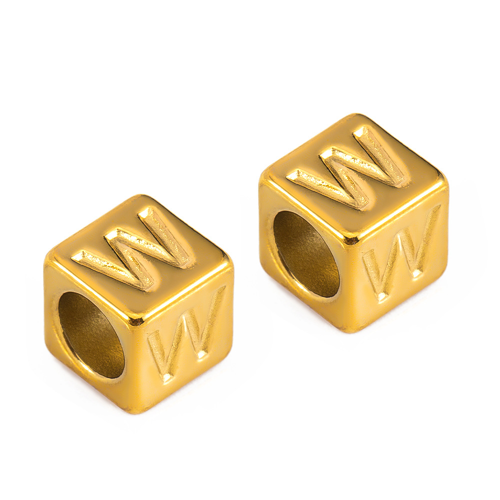 Gold-letter w