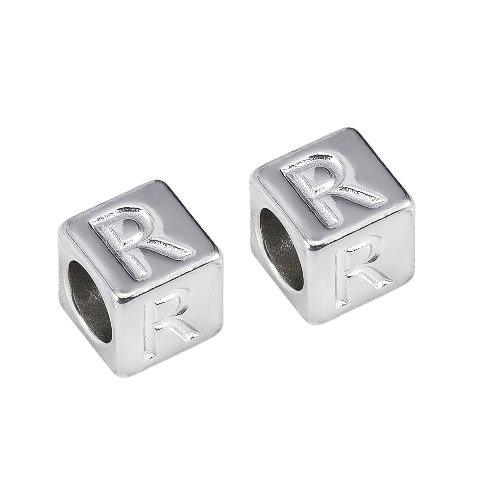 Steel color-letter r