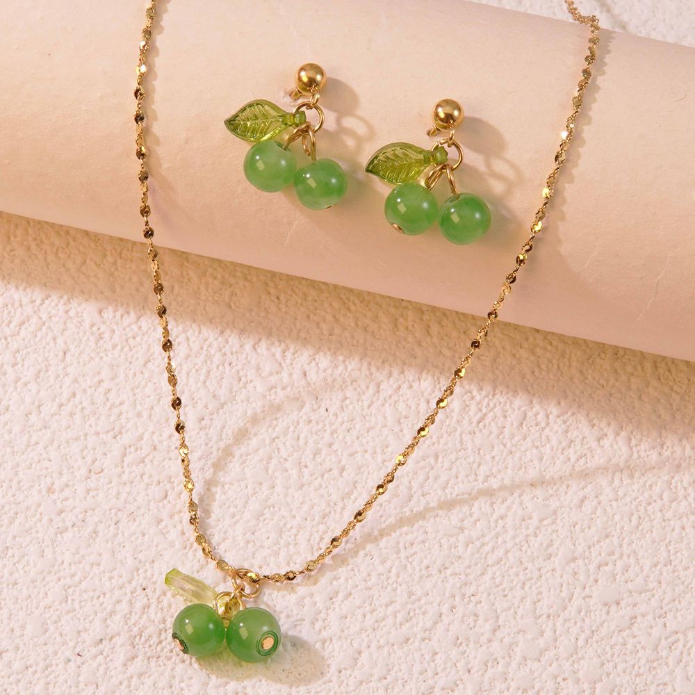 Lm006 three-piece set-green