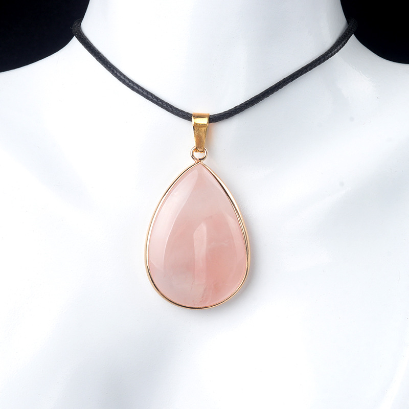 Pink crystal (golden edging)