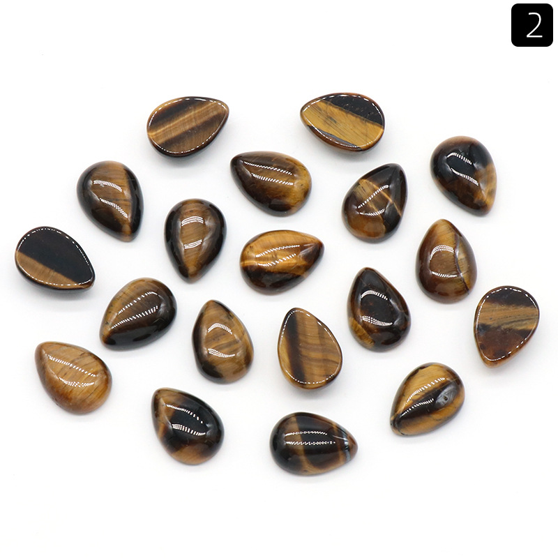 10x 14mm Tiger Eye Stone (single)