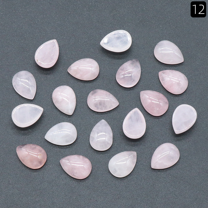 10x 14mm pink crystal (single)