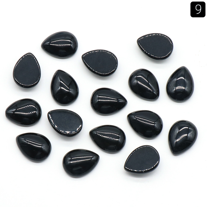 12X16mm black agate (single)