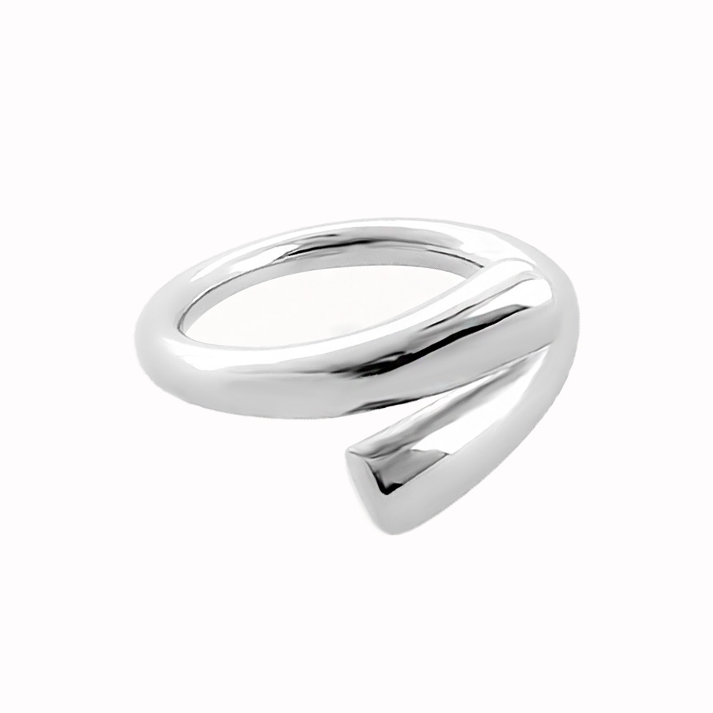 GLOSS CROSS RING STEEL