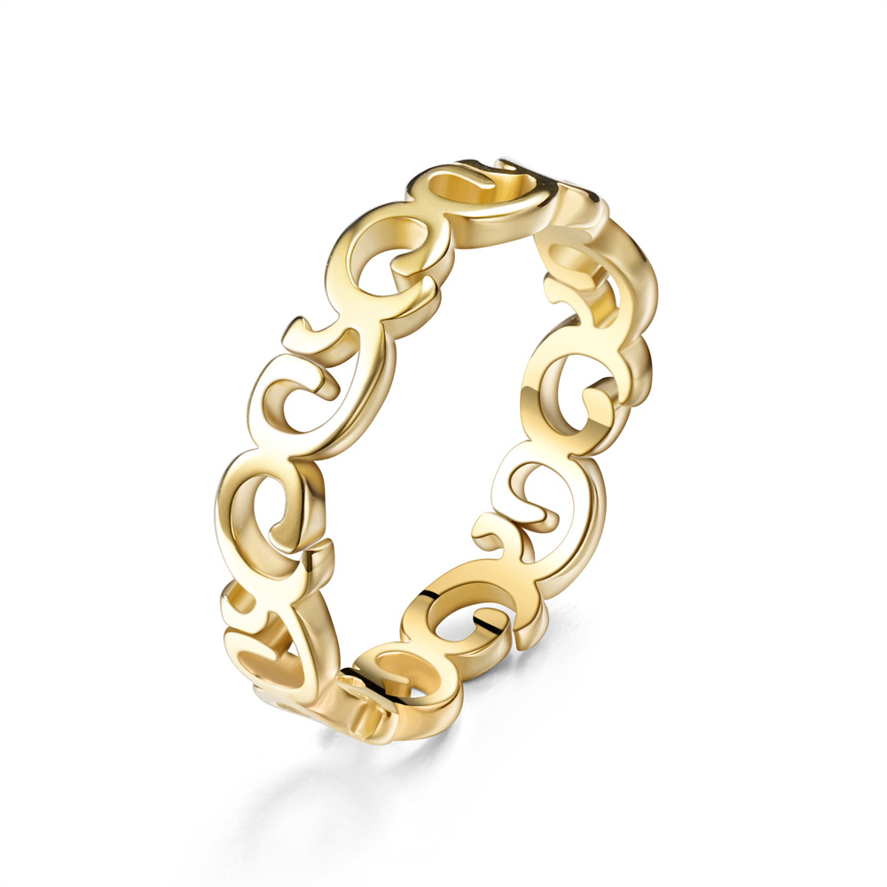 XG526 Floral Ring-Gold