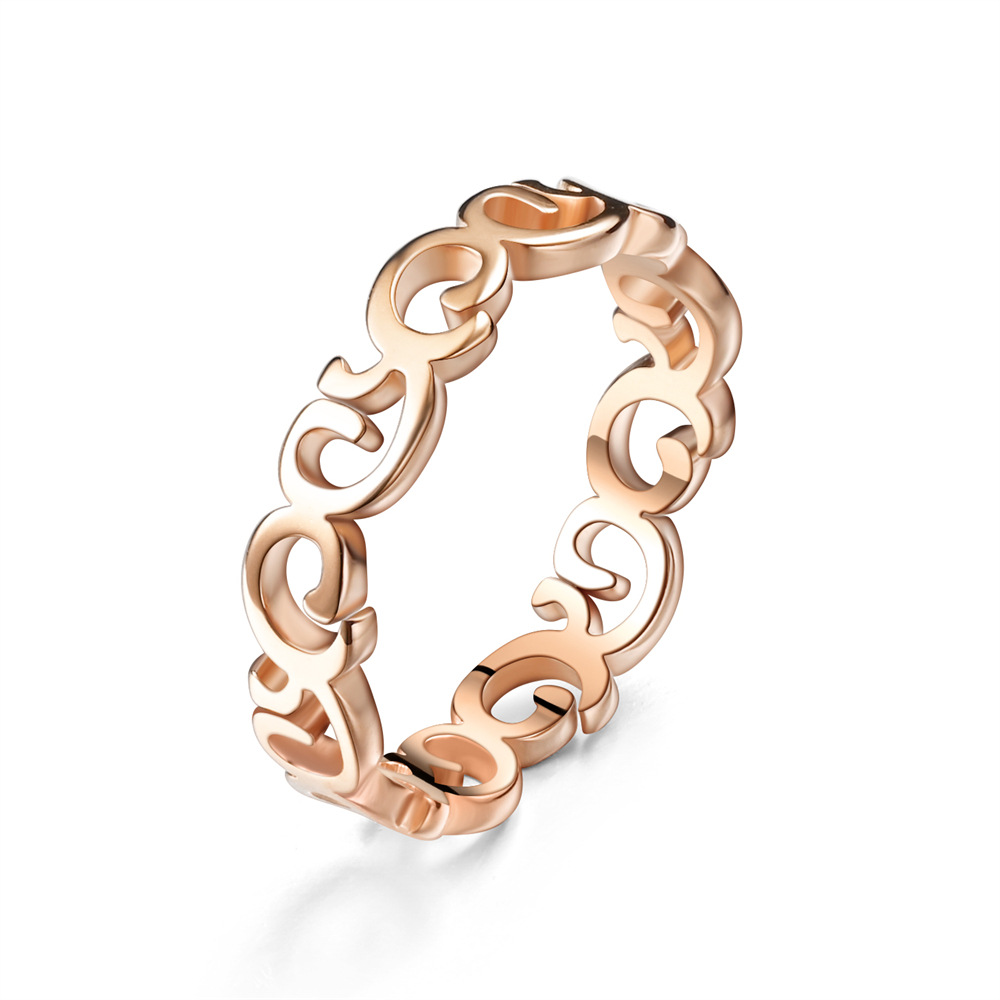 XG526 Flower Ring-Rose Gold