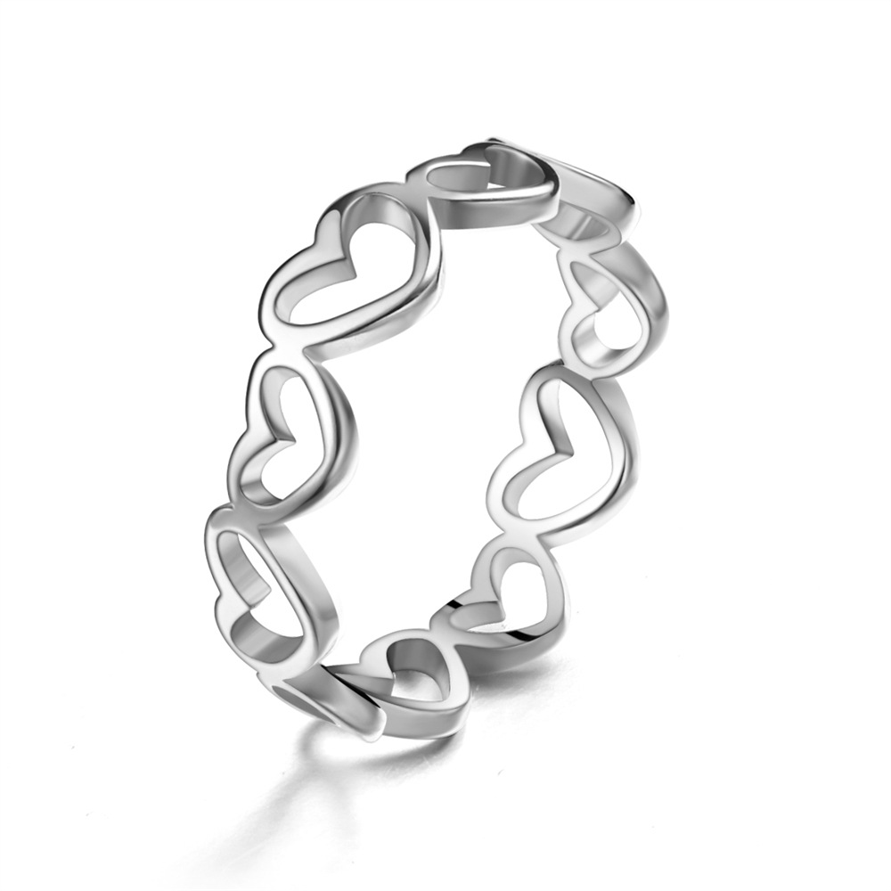 XG525 Heart Ring-Steel