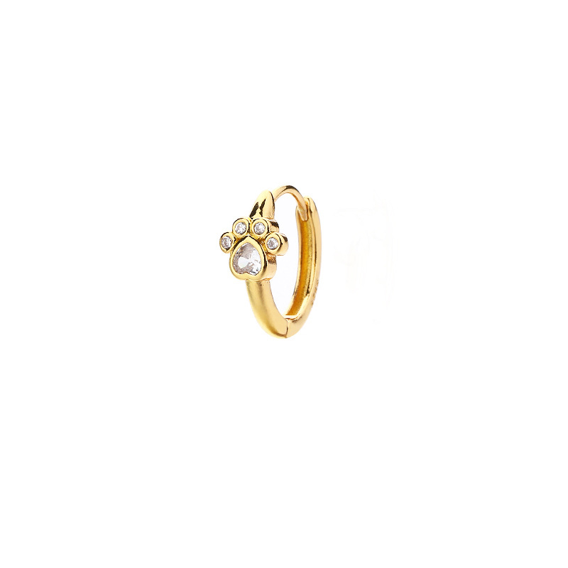 A cat claw ear Buckle (yellow gold)