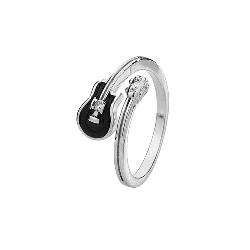 Black guitar ring