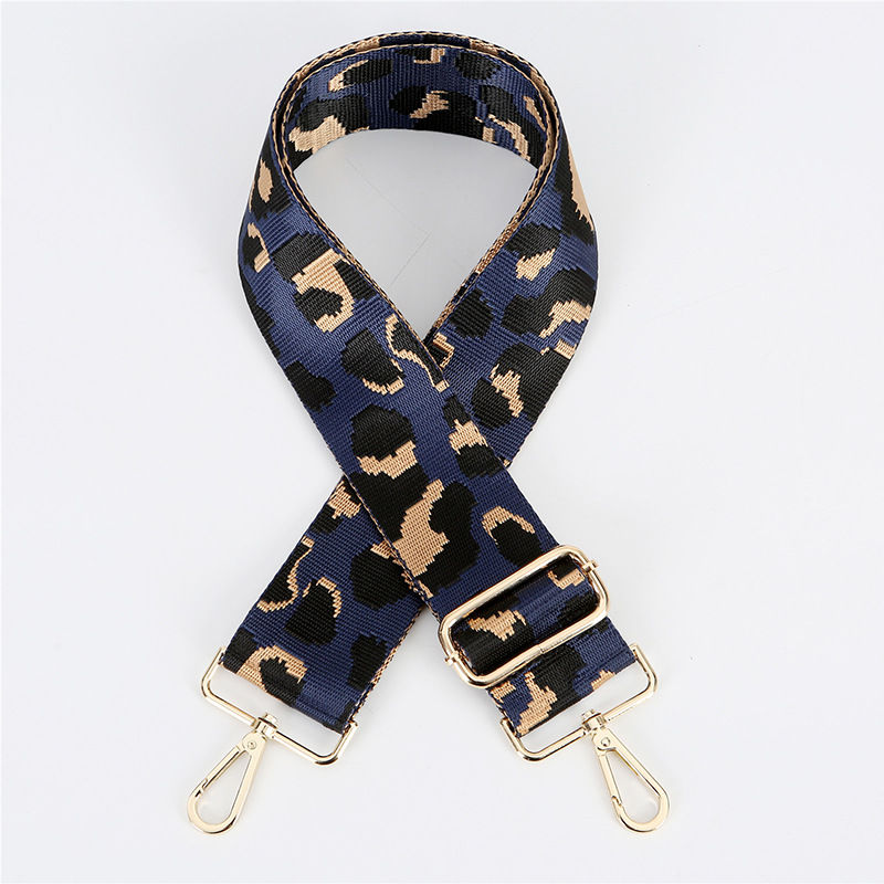 121 dark blue Leopard Print Gold Accessories