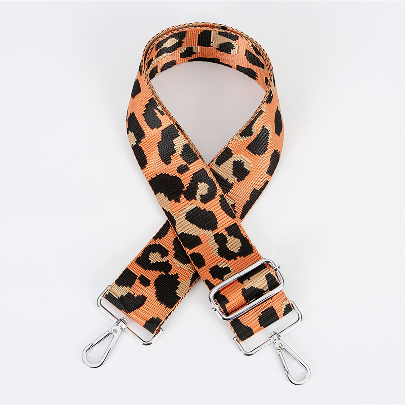 123 size light orange leopard silver accessories