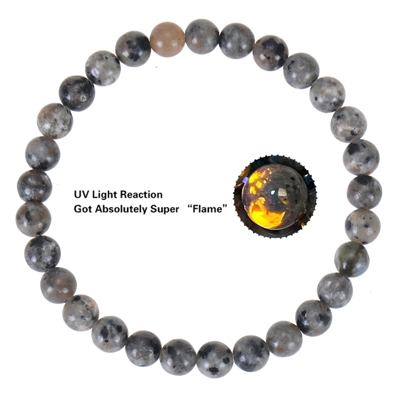 6mm-flame stone bracelet