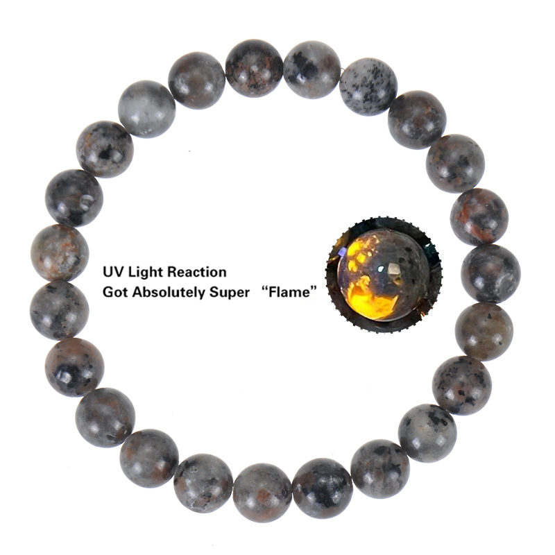 8mm-flame stone bracelet