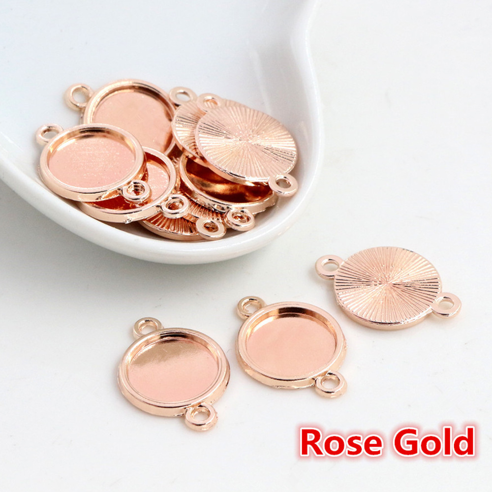 Rose gold-double hole