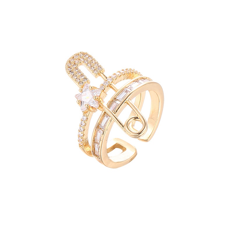 Double Pin Ring (Gold)