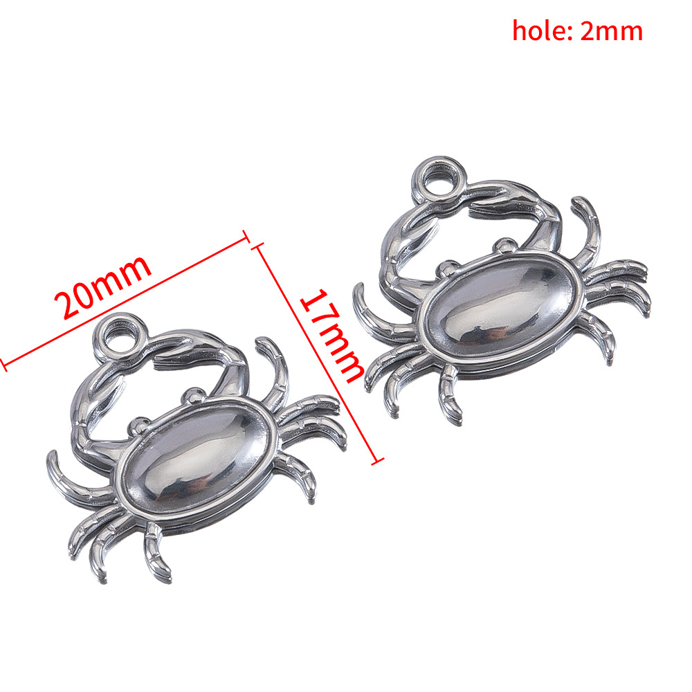 20×17mm crab-steel color