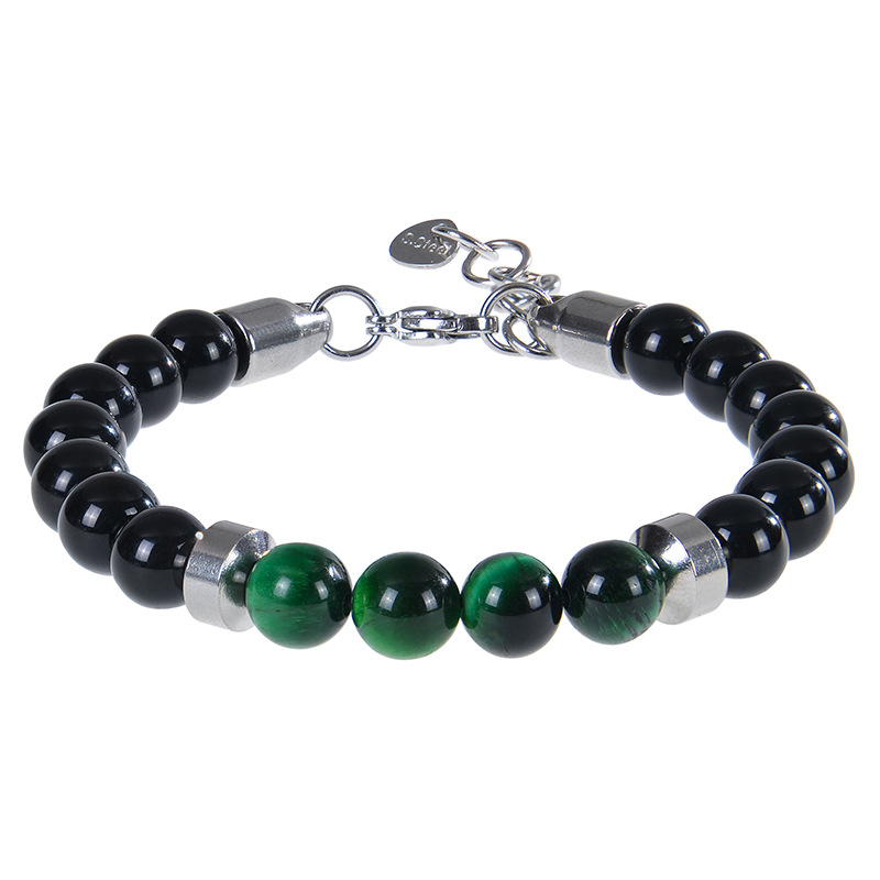 Green tiger eye stone bracelet