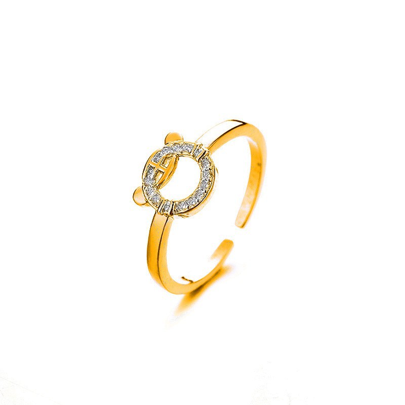 Diamond Tiger Ring (Gold)