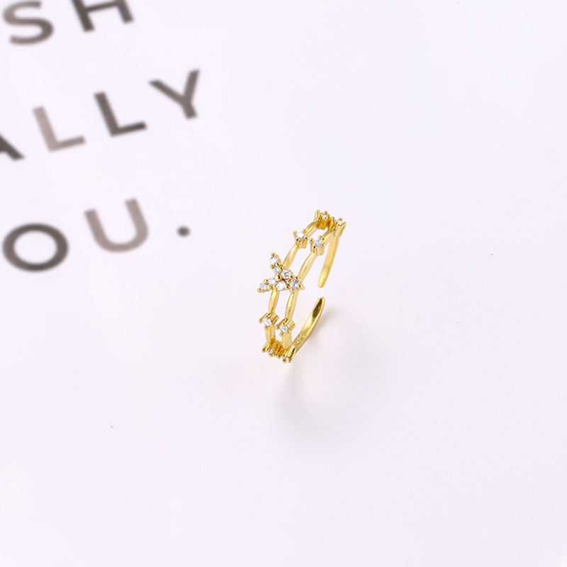 Double Butterfly Ring (yellow gold)