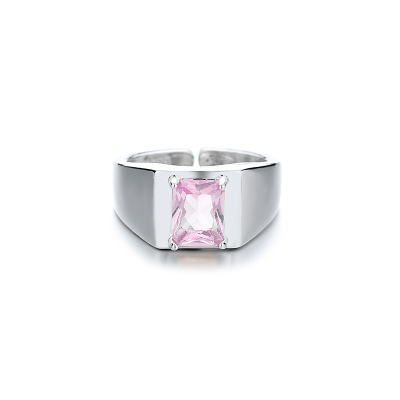 Pink Diamond Heavy Industry Ring (White Gold)