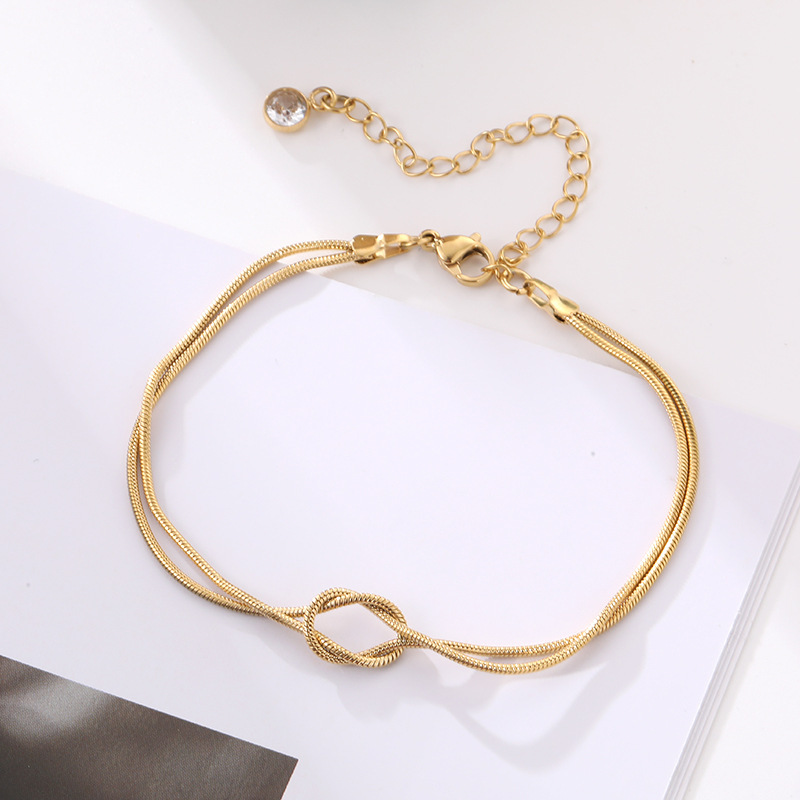 A90 knotted bracelet gold