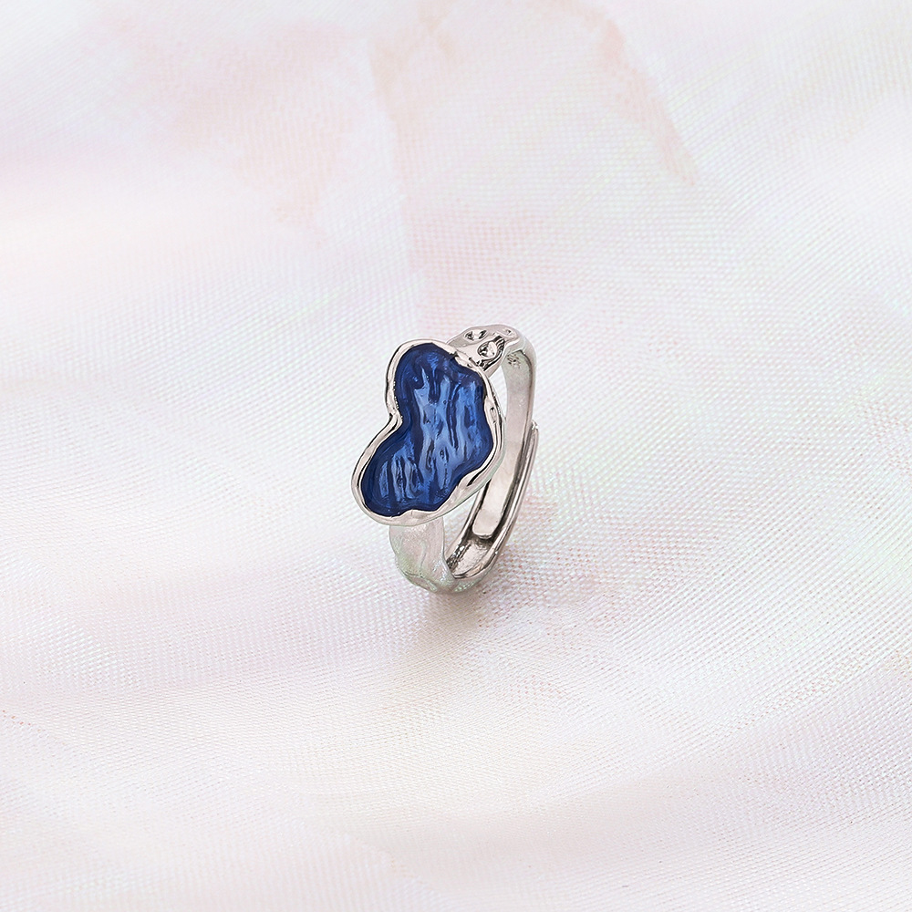 Royal Blue Heart Ring