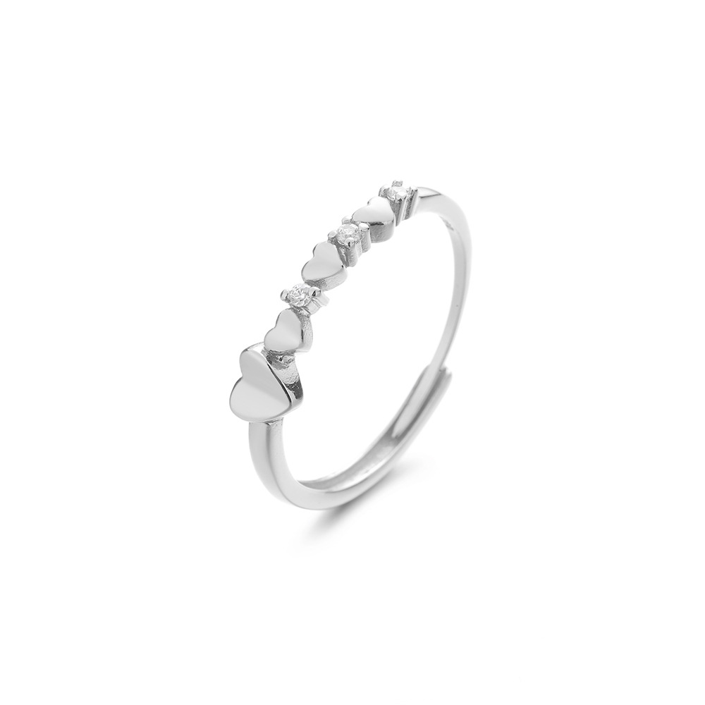 Love diamond ring (White Gold)