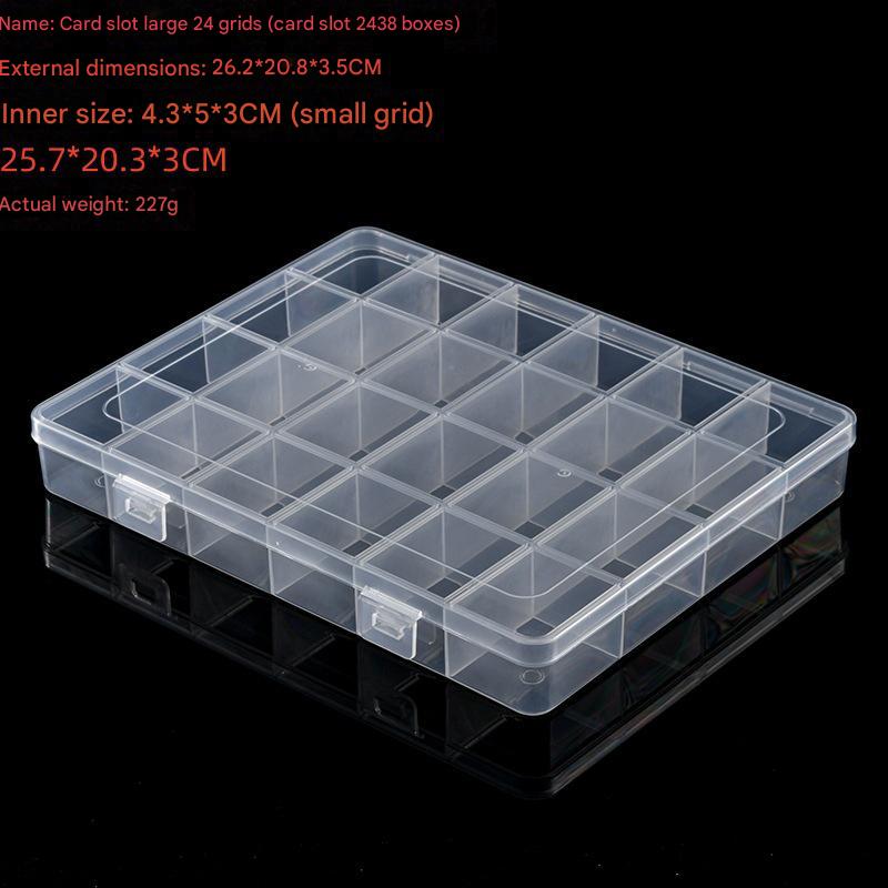 Card slot large 24 compartments (card slot 2438 boxes) 26.2*20.8*3.5CM