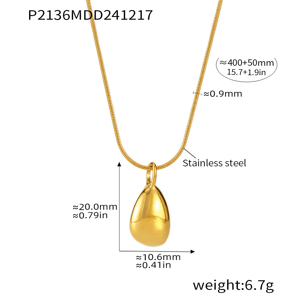 P2136-gold necklace