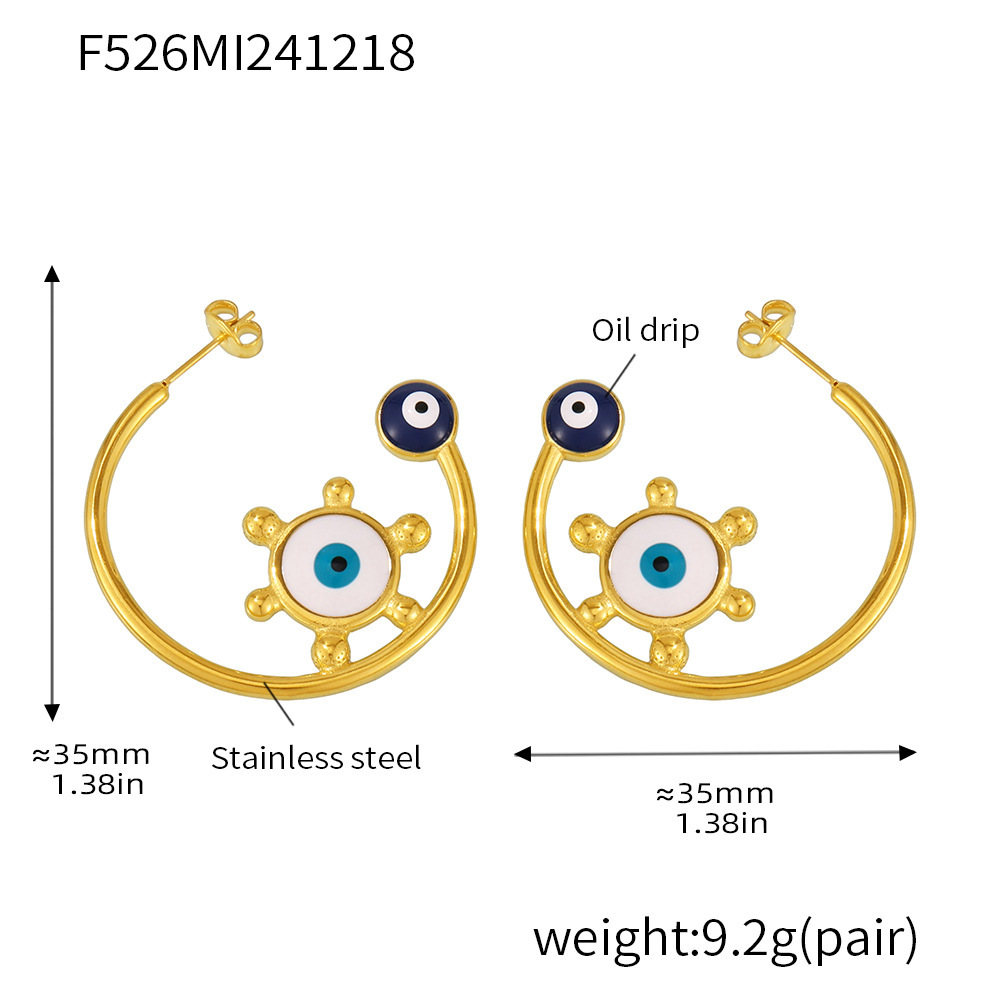 F526-gold earrings