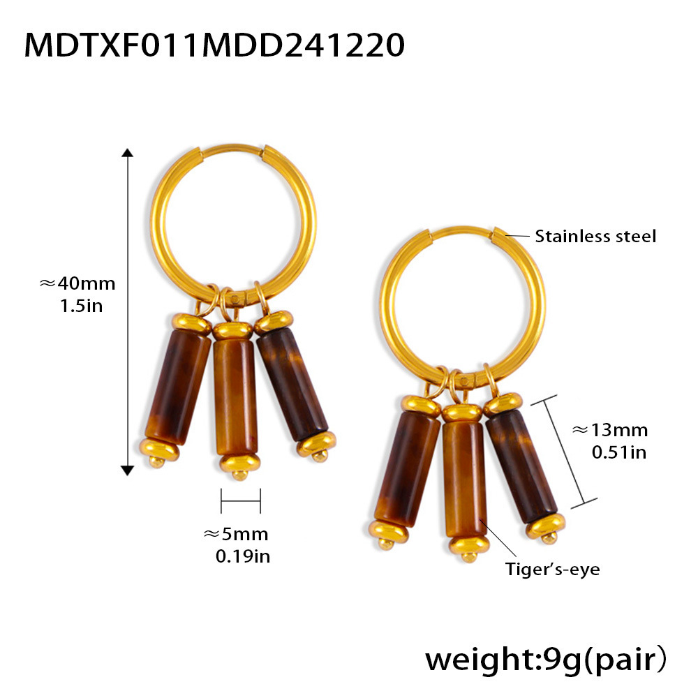 Txf011-gold earrings