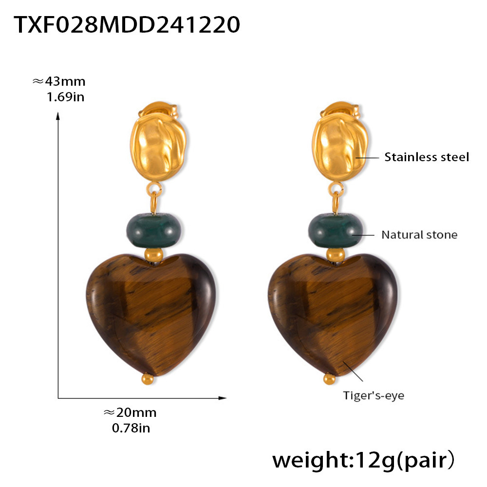 Txf028-gold earrings