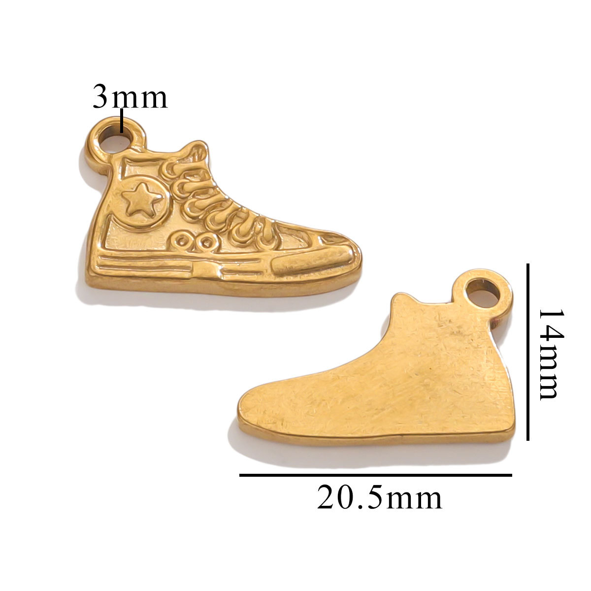 Short boots-gold