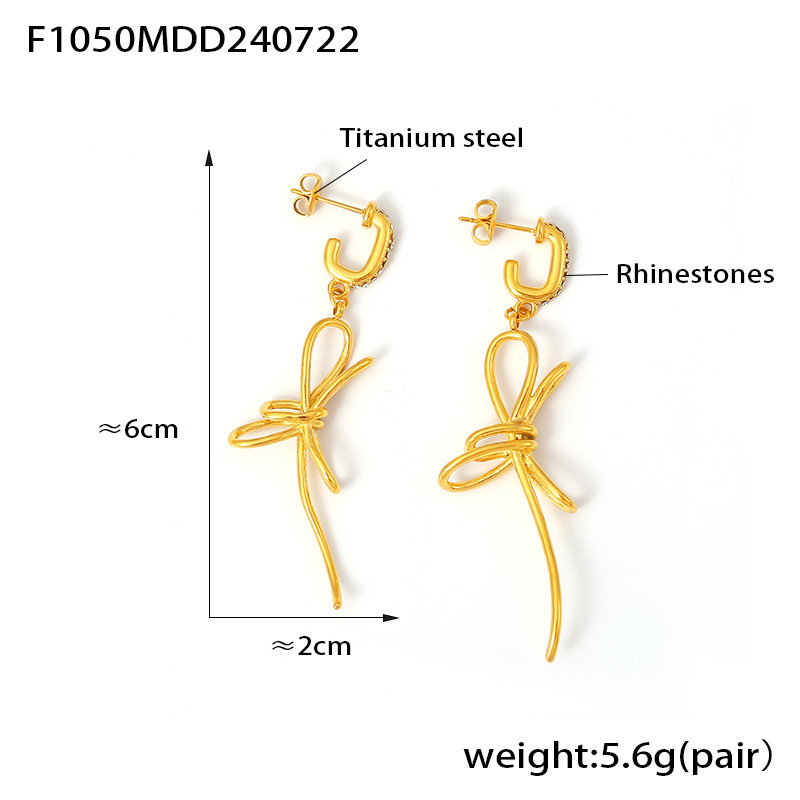 F1050-gold earrings