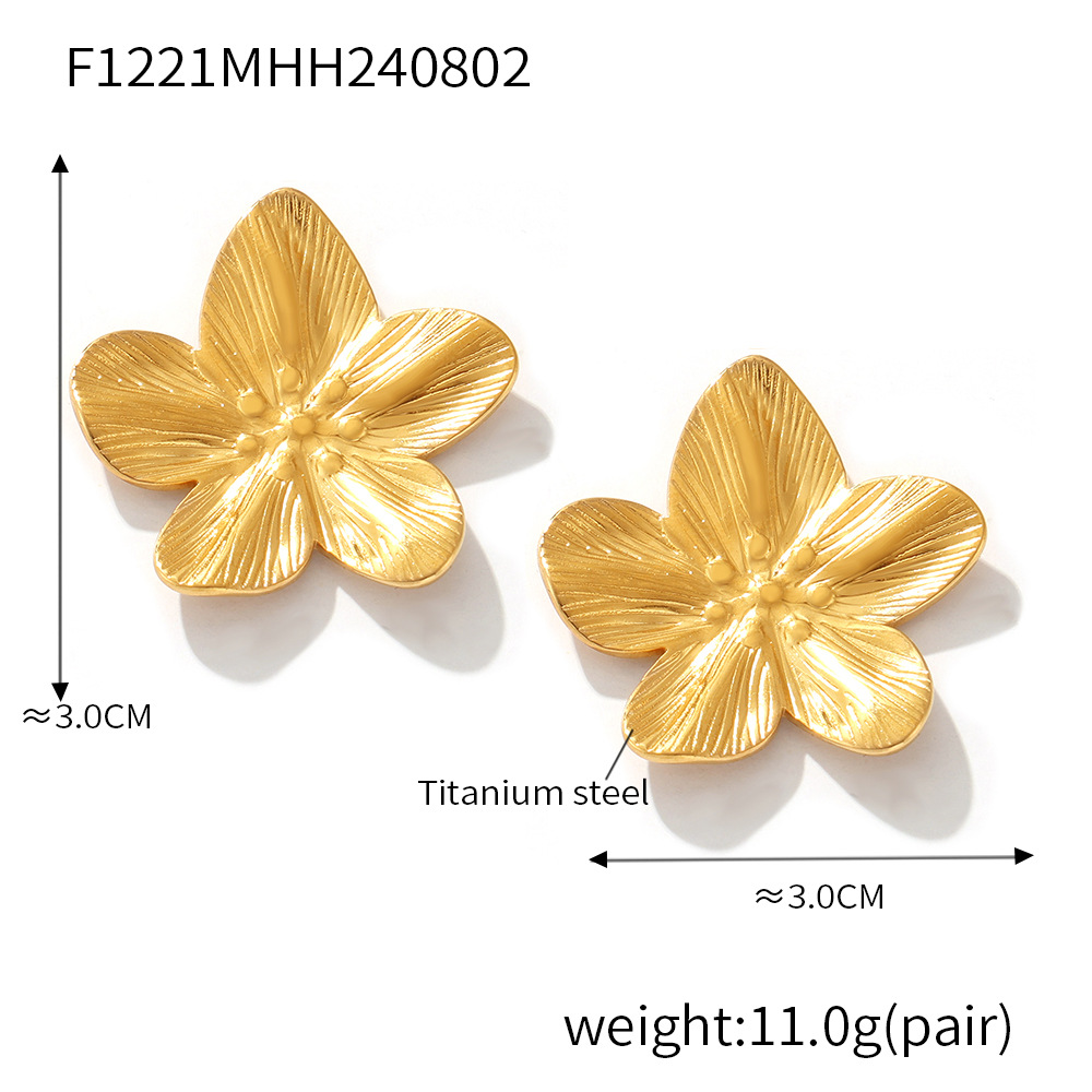 F1221-gold earrings