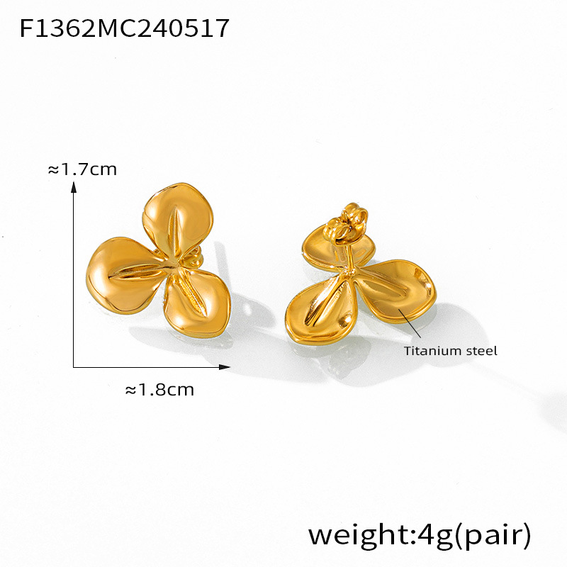 F1362-gold earrings