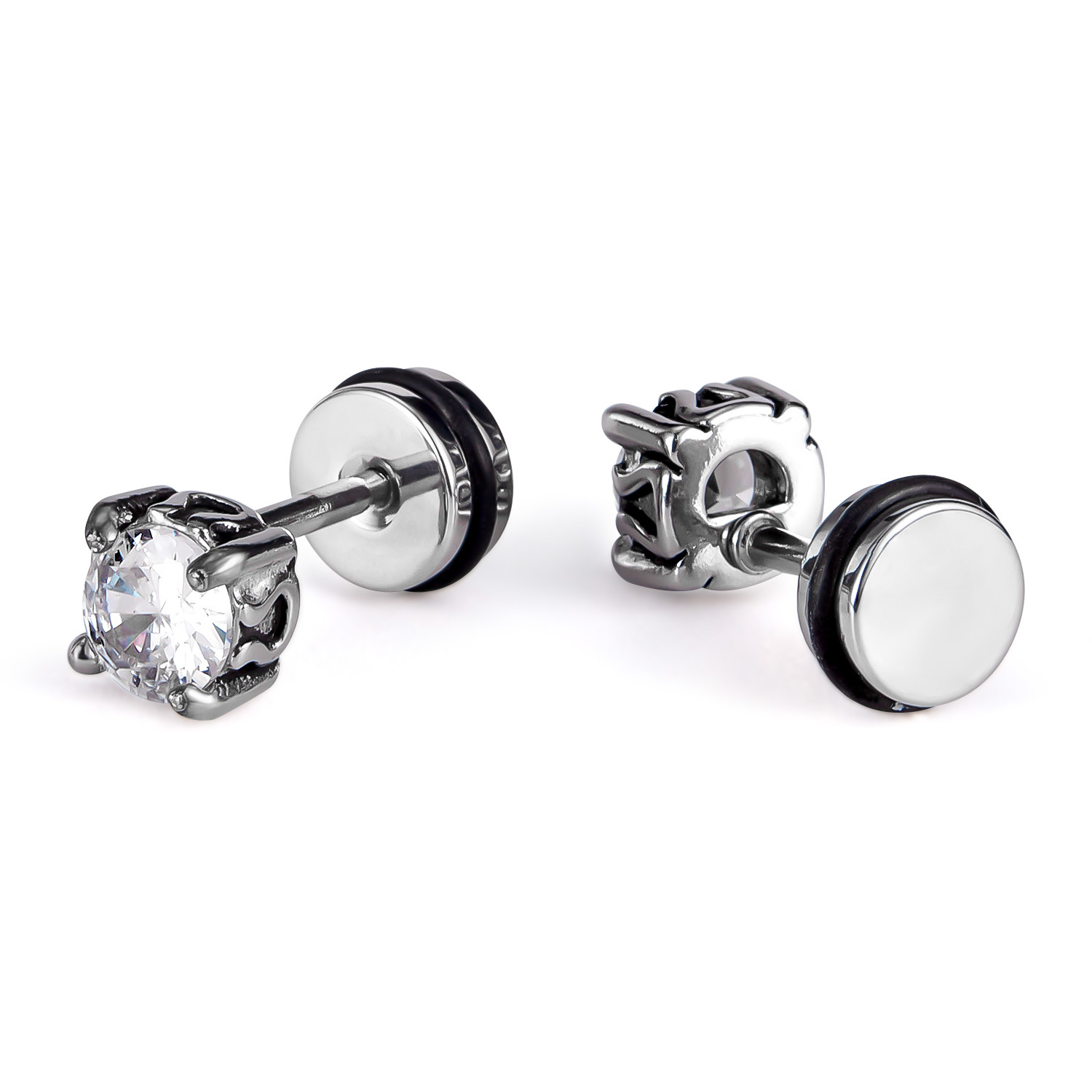 1013-white diamond earrings