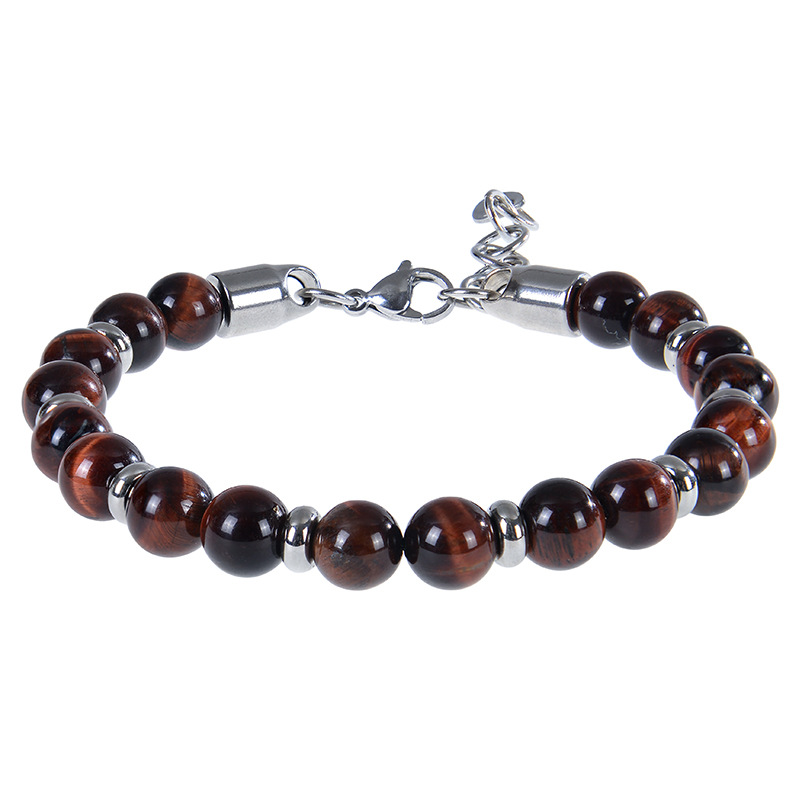 Red tiger eye stone bracelet