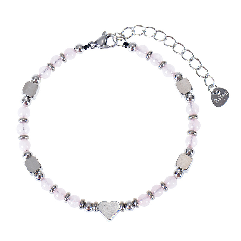 Pink crystal bracelet